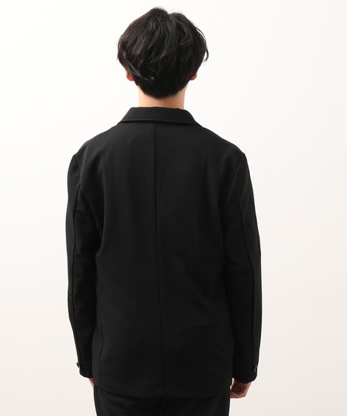 JUNRED(ジュンレッド)の「ウェーブワッフルカットジャケット(テーラードジャケット・メンズ・ブラック/ネイビー・LL/M/L)」の21枚目の写真