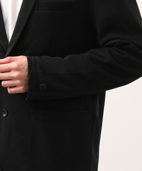 JUNRED(ジュンレッド)の「ウェーブワッフルカットジャケット(テーラードジャケット・メンズ・ブラック/ネイビー・LL/M/L)」の14枚目の写真