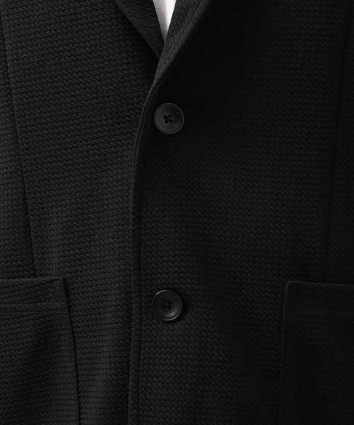 JUNRED(ジュンレッド)の「ウェーブワッフルカットジャケット(テーラードジャケット・メンズ・ブラック/ネイビー・LL/M/L)」の17枚目の写真
