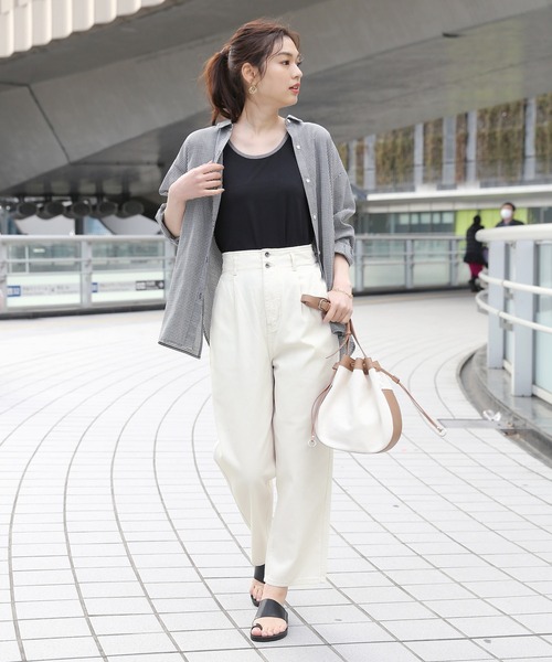 GLOBAL WORK(グローバルワーク)の「らくっショントングサンダル/865571(サンダル・レディース・ブラック/ブラウン/ゼブラ/ライトベージュ/パイソン/アイボリー/ブラウン系その他2/ベージュ/ブラウン系その他/キャメル/グリーン系その他4/ライトグレー・SMALL/MEDIUM/LARGE/X-LARGE)」の14枚目の写真