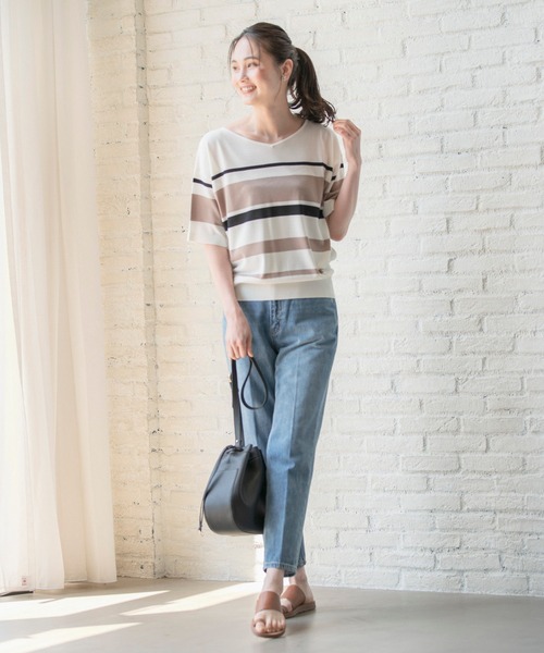 GLOBAL WORK(グローバルワーク)の「らくっショントングサンダル/865571(サンダル・レディース・ブラック/ブラウン/ゼブラ/ライトベージュ/パイソン/アイボリー/ブラウン系その他2/ベージュ/ブラウン系その他/キャメル/グリーン系その他4/ライトグレー・SMALL/MEDIUM/LARGE/X-LARGE)」の19枚目の写真