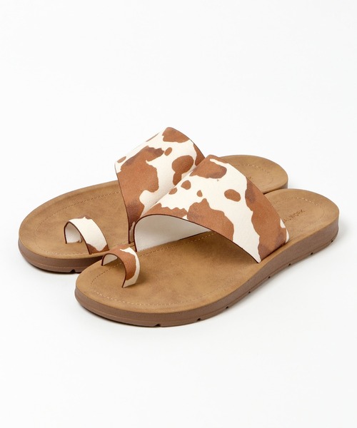 GLOBAL WORK(グローバルワーク)の「らくっショントングサンダル/865571(サンダル・レディース・ブラック/ブラウン/ゼブラ/ライトベージュ/パイソン/アイボリー/ブラウン系その他2/ベージュ/ブラウン系その他/キャメル/グリーン系その他4/ライトグレー・SMALL/MEDIUM/LARGE/X-LARGE)」の20枚目の写真