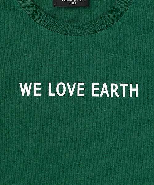 COMME CA ISM(コムサイズム)の「WE LOVE EARTH プリント半袖Tシャツ(Tシャツ/カットソー・キッズ・ホワイト/ブラック/ブルー/グリーン・110cm/120cm)」の16枚目の写真