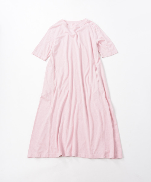 45R ジンバブエコットンの45星ドレス アイスグレー