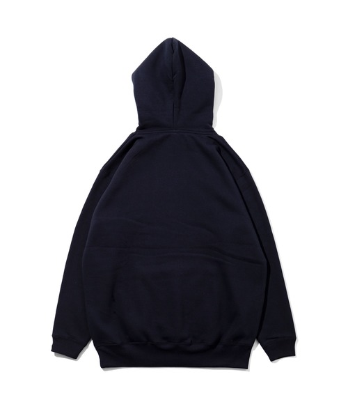 APPLEBUM(アップルバム)の「Bandanna Box Logo Sweat Parka(パーカー・メンズ・ネイビー・MEDIUM/LARGE/X-LARGE/XX-LARGE/SMALL)」の2枚目の写真