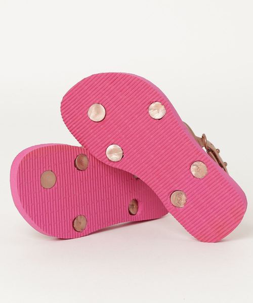 havaianas（ハワイアナス）の「【havaianas】ハワイアナス　KIDS JOY POP　ビーチサンダル/ビーサン（ビーチサンダル・キッズ・ピンク/ブラック・18-18.5cm/16.5-17cm/19.5-20cm）」の3枚目の写真