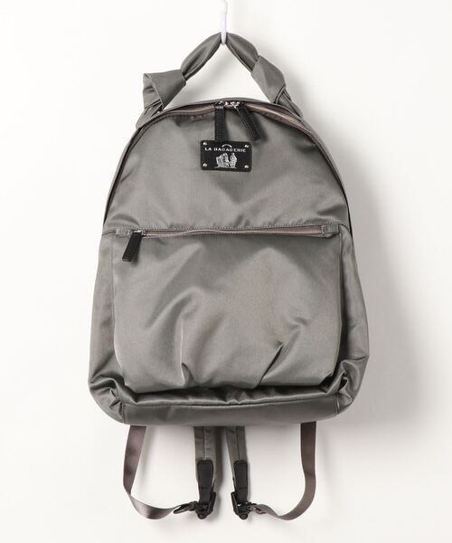 LA BAGAGERIE（ラバガジェリー）の「【復刻リニューアル】リボン持ち手リュックサック（バックパック/リュック・レディース・ブラック/グレー/ベージュ/ネイビー/シルバー・FREE）」の13枚目の写真