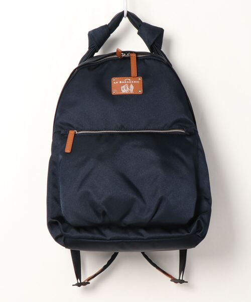 LA BAGAGERIE（ラバガジェリー）の「【復刻リニューアル】リボン持ち手リュックサック（バックパック/リュック・レディース・ブラック/グレー/ベージュ/ネイビー/シルバー・FREE）」の14枚目の写真