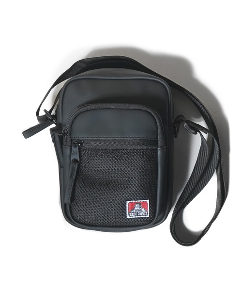 BEN DAVIS（ベンデイビス）の「《BEN DAVIS》MESH CROSS BAG（ショルダーバッグ・メンズ・ブラック/カモフラージュ/ブラック系その他/ブラック系その他2・FREE）」の3枚目の写真