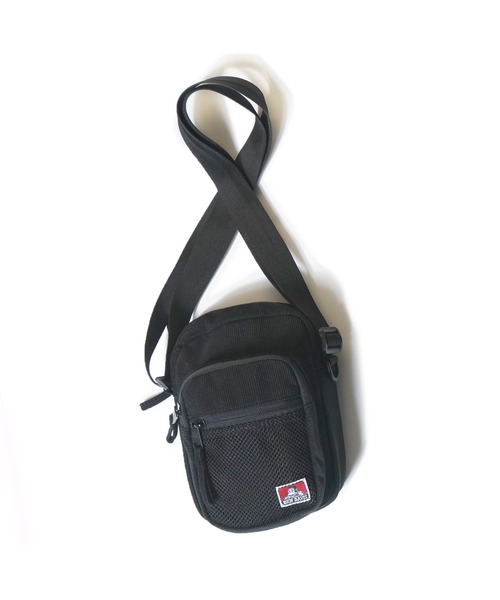 BEN DAVIS（ベンデイビス）の「《BEN DAVIS》MESH CROSS BAG（ショルダーバッグ・メンズ・ブラック/カモフラージュ/ブラック系その他/ブラック系その他2・FREE）」の4枚目の写真