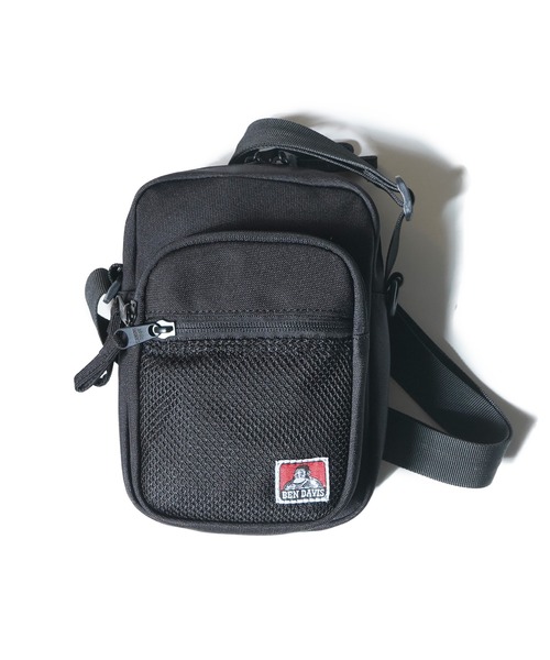 BEN DAVIS（ベンデイビス）の「《BEN DAVIS》MESH CROSS BAG（ショルダーバッグ・メンズ・ブラック/カモフラージュ/ブラック系その他/ブラック系その他2・FREE）」の2枚目の写真