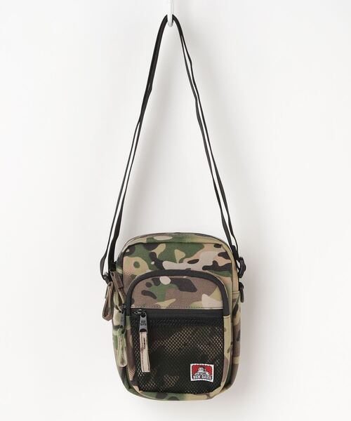 BEN DAVIS（ベンデイビス）の「《BEN DAVIS》MESH CROSS BAG（ショルダーバッグ・メンズ・ブラック/カモフラージュ/ブラック系その他/ブラック系その他2・FREE）」の8枚目の写真
