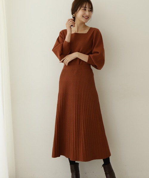 ボリュームスリーブニットセットアップ ワンピース N N Natural Beauty Basic エヌエヌナチュラルビューティーベーシック のファッション通販 Zozotown