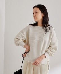 ADAM ET ROPE' | MIXパターンボリュームニットプルオーバー(カーディガン/ボレロ)