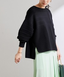 ADAM ET ROPE' | MIXパターンボリュームニットプルオーバー(カーディガン/ボレロ)