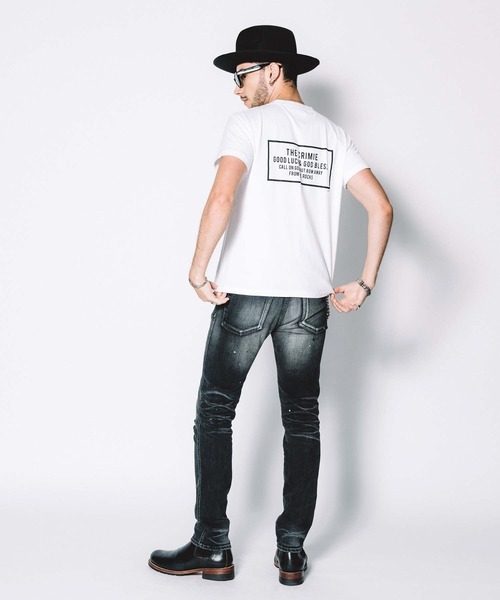 CRIMIE(クライミー)の「SHORT SLEEVE BOX LOGO POCKET T SHIRT(Tシャツ/カットソー・メンズ・ホワイト/ブラック・S/M/L/XL/XXL)」の7枚目の写真