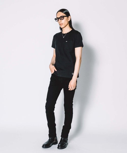 CRIMIE(クライミー)の「SHORT SLEEVE BOX LOGO POCKET T SHIRT(Tシャツ/カットソー・メンズ・ホワイト/ブラック・S/M/L/XL/XXL)」の14枚目の写真