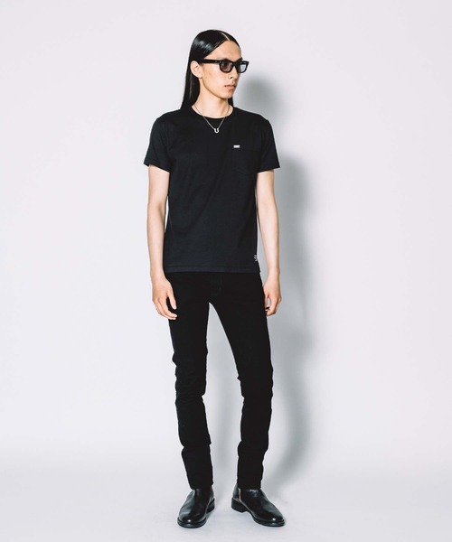 CRIMIE(クライミー)の「SHORT SLEEVE BOX LOGO POCKET T SHIRT(Tシャツ/カットソー・メンズ・ホワイト/ブラック・S/M/L/XL/XXL)」の8枚目の写真