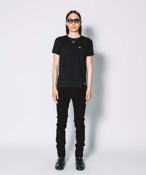 CRIMIE(クライミー)の「SHORT SLEEVE BOX LOGO POCKET T SHIRT(Tシャツ/カットソー・メンズ・ホワイト/ブラック・S/M/L/XL/XXL)」の10枚目の写真
