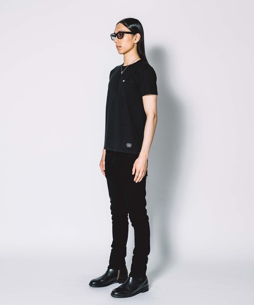 CRIMIE(クライミー)の「SHORT SLEEVE BOX LOGO POCKET T SHIRT(Tシャツ/カットソー・メンズ・ホワイト/ブラック・S/M/L/XL/XXL)」の12枚目の写真