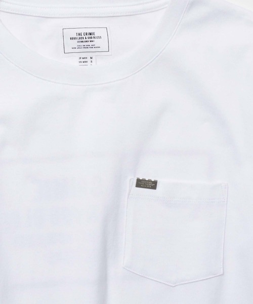 CRIMIE(クライミー)の「SHORT SLEEVE BOX LOGO POCKET T SHIRT(Tシャツ/カットソー・メンズ・ホワイト/ブラック・S/M/L/XL/XXL)」の18枚目の写真