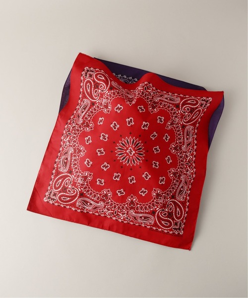 HAV-A-HANK（ハバハンク ）の「【 HAV-A-HANKfor relume / ハバハンク】別注バンダナバック（トートバッグ・メンズ・ブラック/ブラウン/グリーン/ネイビー/パープル/イエロー・FREE）」の11枚目の写真