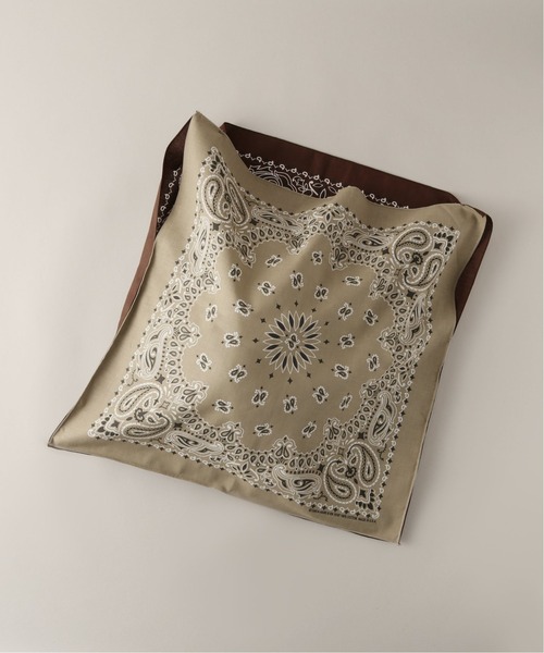 HAV-A-HANK（ハバハンク ）の「【 HAV-A-HANKfor relume / ハバハンク】別注バンダナバック（トートバッグ・メンズ・ブラック/ブラウン/グリーン/ネイビー/パープル/イエロー・FREE）」の8枚目の写真