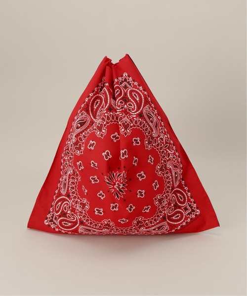 HAV-A-HANK（ハバハンク ）の「【 HAV-A-HANKfor relume / ハバハンク】別注バンダナバック（トートバッグ・メンズ・ブラック/ブラウン/グリーン/ネイビー/パープル/イエロー・FREE）」の15枚目の写真