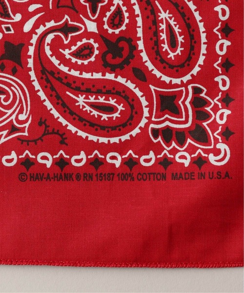 HAV-A-HANK（ハバハンク ）の「【 HAV-A-HANKfor relume / ハバハンク】別注バンダナバック（トートバッグ・メンズ・ブラック/ブラウン/グリーン/ネイビー/パープル/イエロー・FREE）」の19枚目の写真