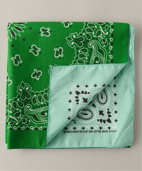 HAV-A-HANK（ハバハンク ）の「【 HAV-A-HANKfor relume / ハバハンク】別注バンダナバック（トートバッグ・メンズ・ブラック/ブラウン/グリーン/ネイビー/パープル/イエロー・FREE）」の22枚目の写真