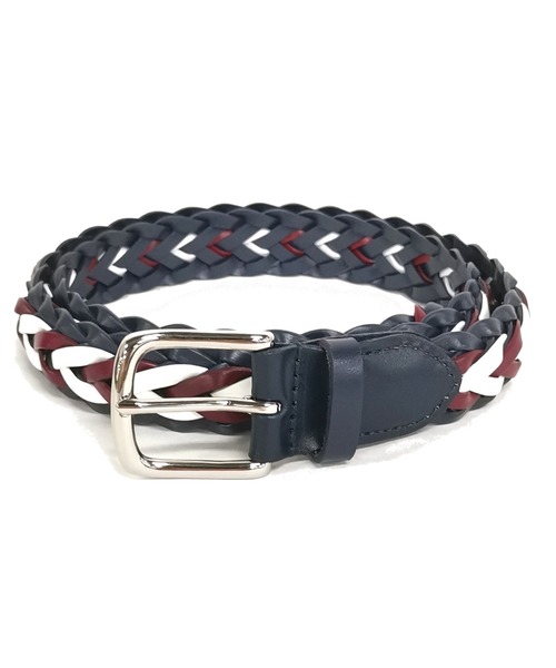 ADMIX/ATELIER SAB MEN（アドミックスアトリエサブメン）の「再生皮革 メッシュ レザー ベルト（ベルト・メンズ・ブラック/ブラウン/キャメル/トリコロール/ネイビー・FREE）」の5枚目の写真