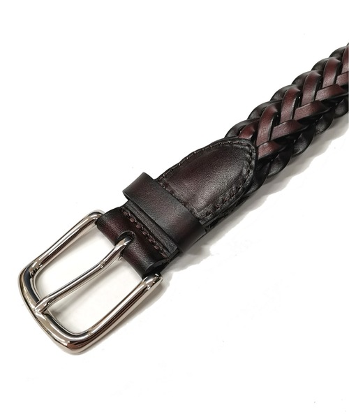 ADMIX/ATELIER SAB MEN（アドミックスアトリエサブメン）の「再生皮革 メッシュ レザー ベルト（ベルト・メンズ・ブラック/ブラウン/キャメル/トリコロール/ネイビー・FREE）」の6枚目の写真