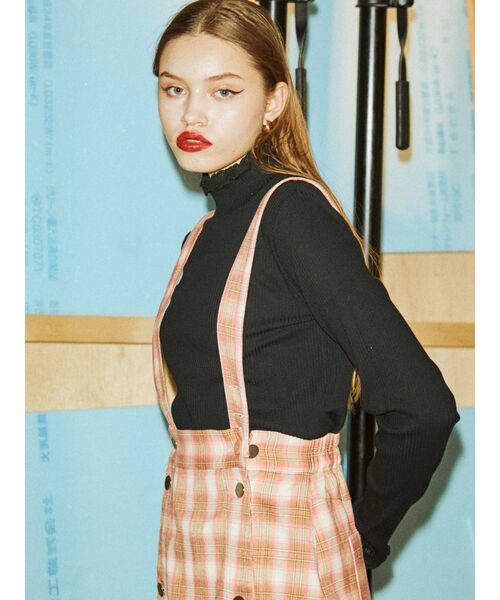jouetie(ジュエティ)の「ハイネックトップス(Tシャツ/カットソー・レディース・ブラック/グリーン/ライトブルー/その他1・MEDIUM)」の9枚目の写真