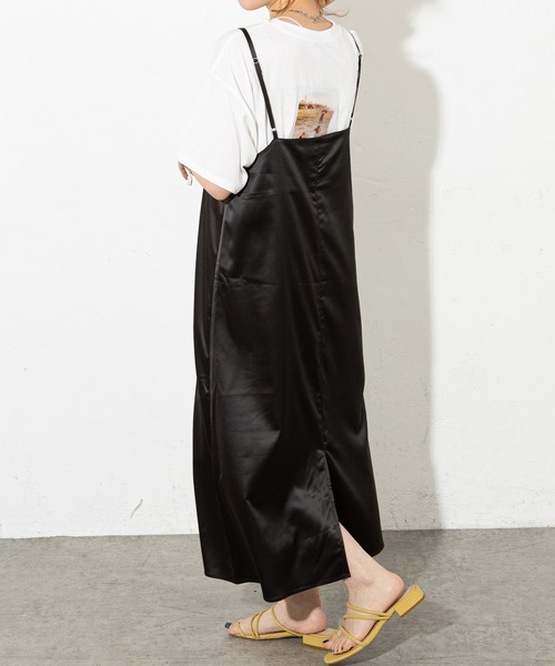 Zozo限定 サテンロングキャミワンピ ワンピース Discoat ディスコート のファッション通販 Zozotown