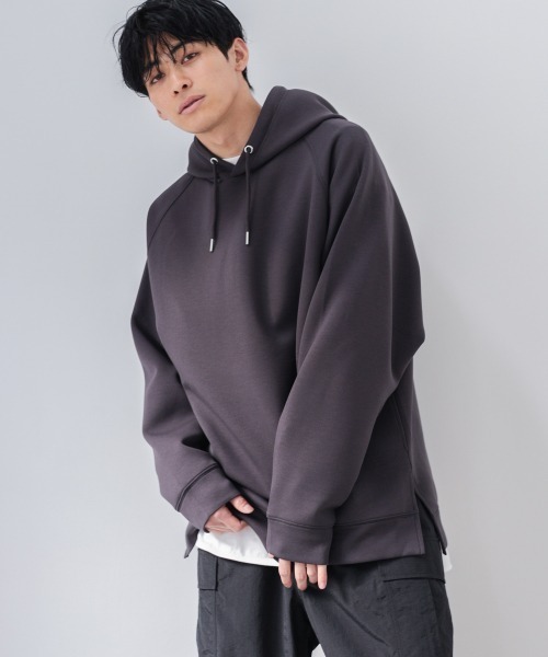 LOWRYS FARM(ローリーズファーム)の「ダンボールフーディー 930530(パーカー・メンズ・グリーン/チャコールグレー/アイボリー・LARGE/MEDIUM)」の3枚目の写真