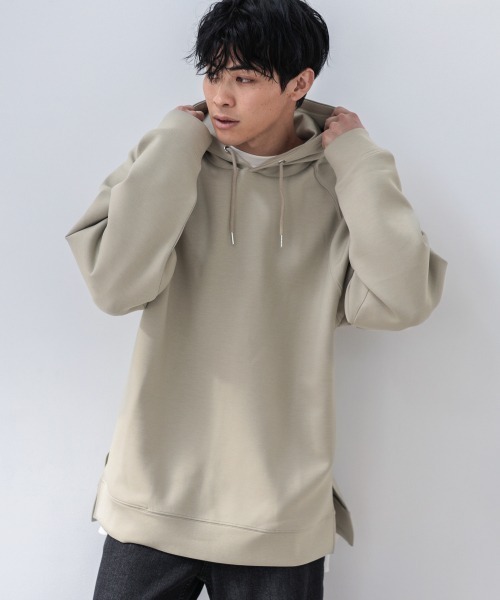 LOWRYS FARM(ローリーズファーム)の「ダンボールフーディー 930530(パーカー・メンズ・グリーン/チャコールグレー/アイボリー・LARGE/MEDIUM)」の1枚目の写真