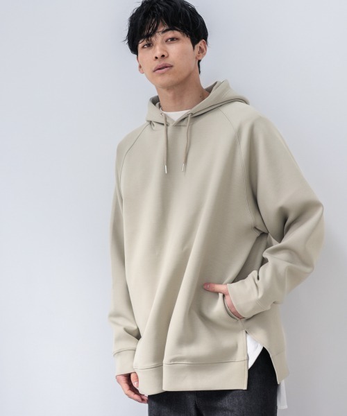 LOWRYS FARM(ローリーズファーム)の「ダンボールフーディー 930530(パーカー・メンズ・グリーン/チャコールグレー/アイボリー・LARGE/MEDIUM)」の6枚目の写真