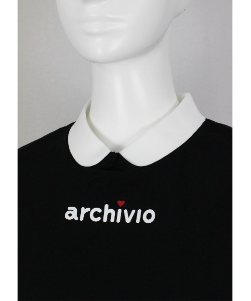 archivio(アルチビオ)の「ゴルフプルオーバー(H)(Tシャツ/カットソー・レディース・ホワイト/グレー/ブラック/レッド・M/L/S)」の7枚目の写真