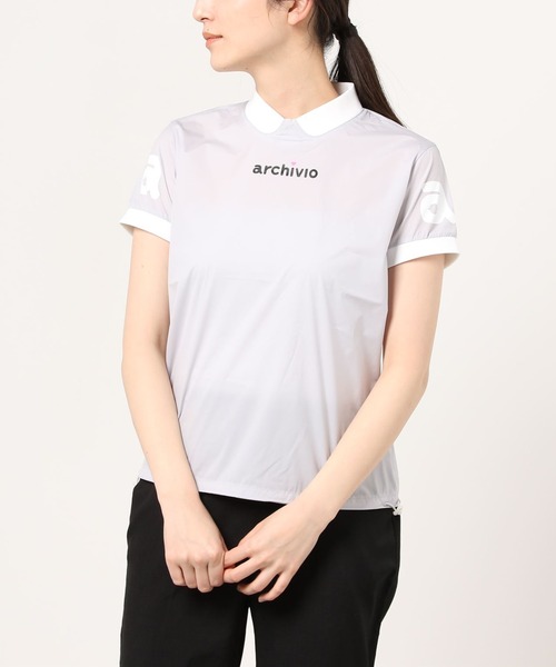 archivio(アルチビオ)の「ゴルフプルオーバー(H)(Tシャツ/カットソー・レディース・ホワイト/グレー/ブラック/レッド・M/L/S)」の16枚目の写真