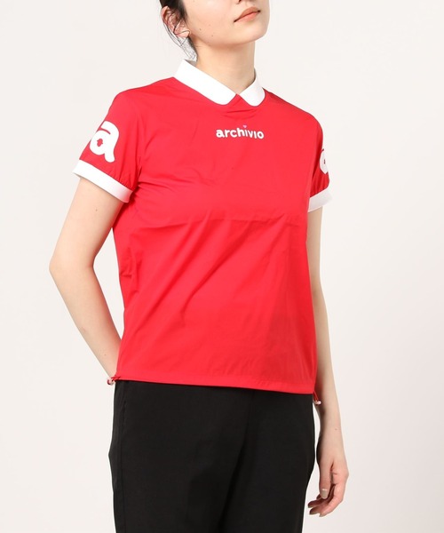 archivio(アルチビオ)の「ゴルフプルオーバー(H)(Tシャツ/カットソー・レディース・ホワイト/グレー/ブラック/レッド・M/L/S)」の20枚目の写真