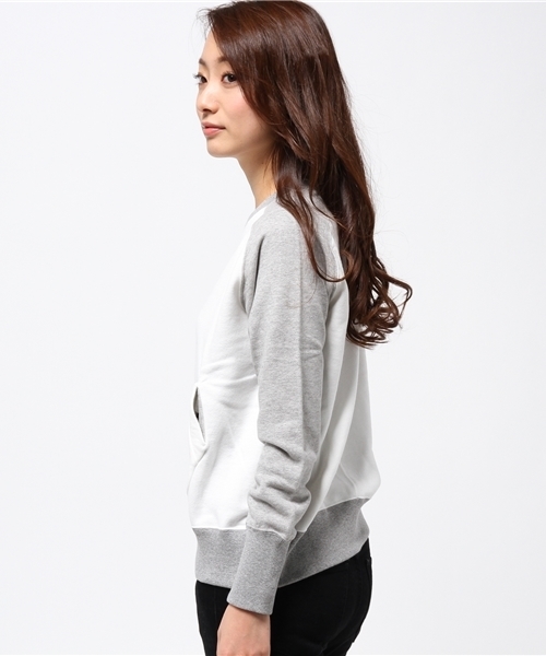 sakayori（サカヨリ）の「【sakayori.】スウェット裏毛リバーシブルプルオーバー（スウェット・レディース・チャコールグレー/ホワイト・38）」の7枚目の写真