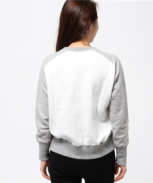 sakayori（サカヨリ）の「【sakayori.】スウェット裏毛リバーシブルプルオーバー（スウェット・レディース・チャコールグレー/ホワイト・38）」の8枚目の写真