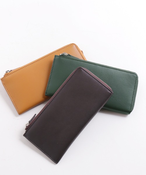 mieno（ミエノ）の「[mieno]牛革レザーL字ファスナー長財布（財布・レディース・ブラック/ダークブラウン/パープル/レッド/ブルー/グリーン/ウッド/マスタード/キャメル/ピンク系その他/イエロー系その他/ベージュ系その他・FREE）」の16枚目の写真