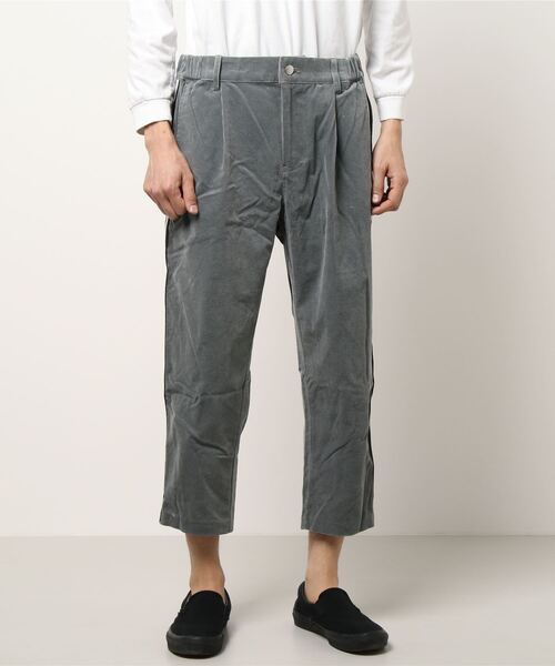 SUPERTHANKS（スーパーサンクス）の「【SUPERTHANKS/スーパーサンクス】CORD WIDEパンツ（その他パンツ・メンズ・チャコールグレー/ピンク・MEDIUM/LARGE）」の2枚目の写真