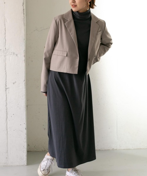 KBF（ケイビーエフ）の「マルチWAYアンサンブルワンピース（ワンピース・レディース・ブルー/チャコールグレー/アイボリー・ONE）」の10枚目の写真