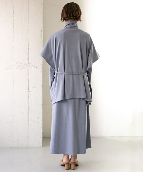 KBF（ケイビーエフ）の「マルチWAYアンサンブルワンピース（ワンピース・レディース・ブルー/チャコールグレー/アイボリー・ONE）」の17枚目の写真