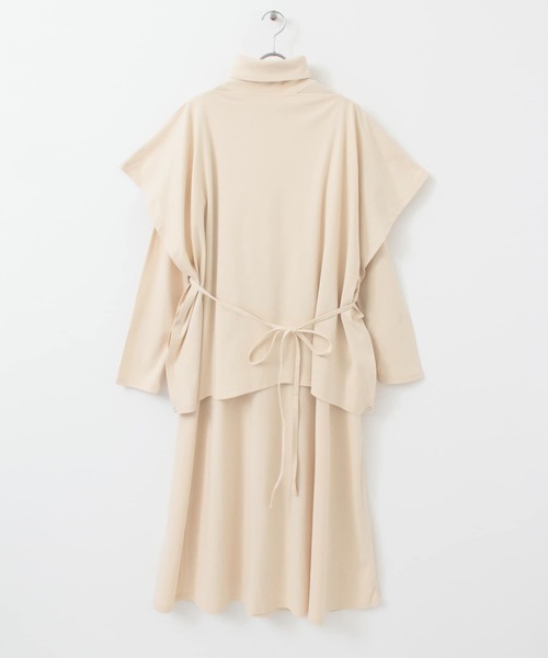 KBF（ケイビーエフ）の「マルチWAYアンサンブルワンピース（ワンピース・レディース・ブルー/チャコールグレー/アイボリー・ONE）」の18枚目の写真