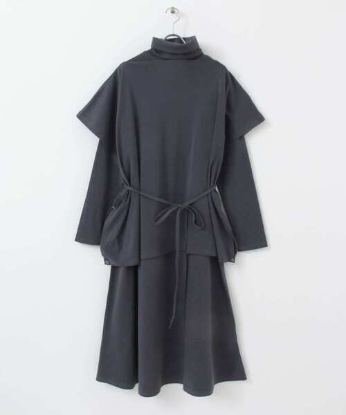 KBF（ケイビーエフ）の「マルチWAYアンサンブルワンピース（ワンピース・レディース・ブルー/チャコールグレー/アイボリー・ONE）」の19枚目の写真