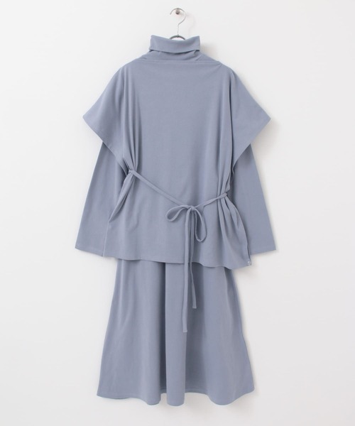 KBF（ケイビーエフ）の「マルチWAYアンサンブルワンピース（ワンピース・レディース・ブルー/チャコールグレー/アイボリー・ONE）」の20枚目の写真