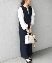 SHIPS any: カナパ オールインワン〈ウォッシャブル〉◇